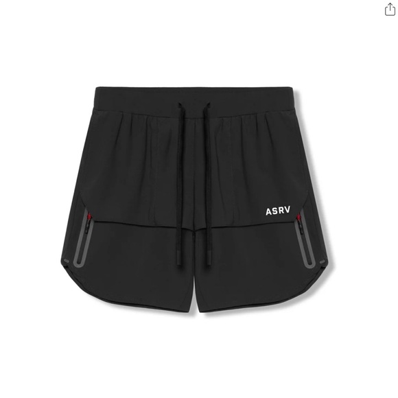 ASRV Men's Athletic Shorts Tetra-Lite 7”/ Gray, White, Black, Navy - Picture 2 of 5